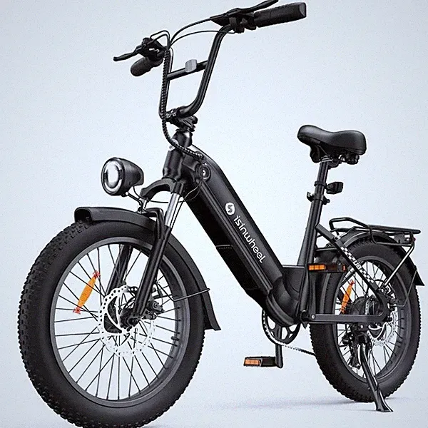 1000W Electric Bicycle 48V18AH BIKE 20" Fat Tire E-Mountain bike 28MPH for Adult