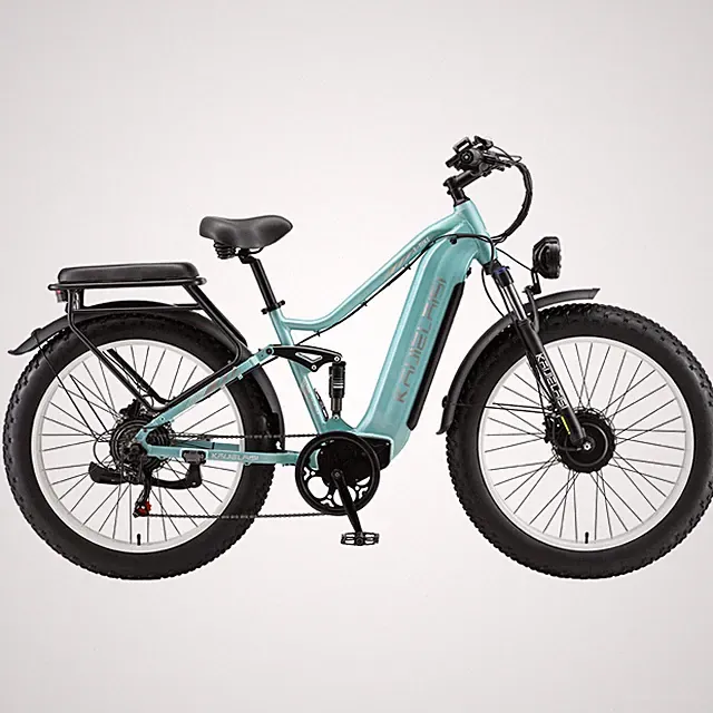 26" Peak 6000W Dual Motor 45MPH Built-in batter 60V/35Ah Electric Bike For Adult