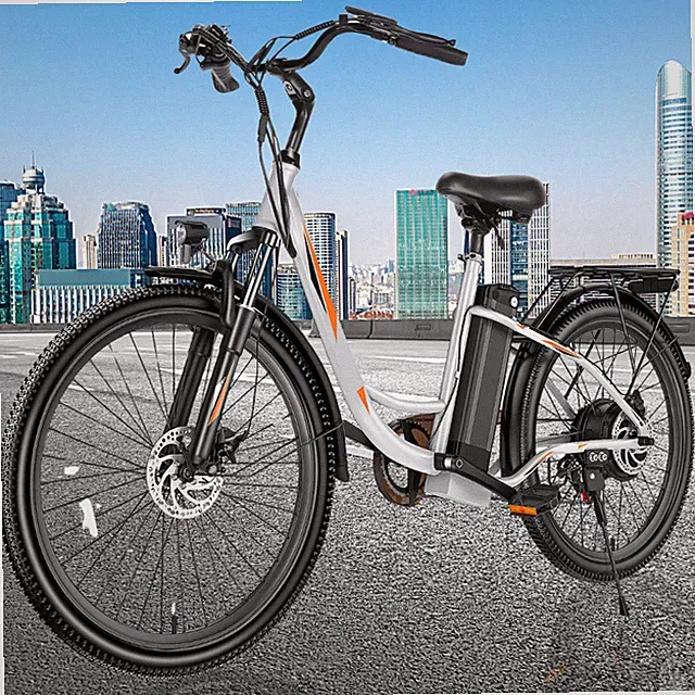 500W Motor Electric Bike 26in Mountain Bicycle 7Speed Adults City e Bike 20MPH