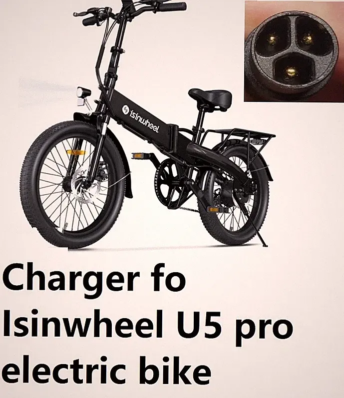 🔥AC Adapter battery Charger for 48v Isinwheel u5 pro ebike electric bike