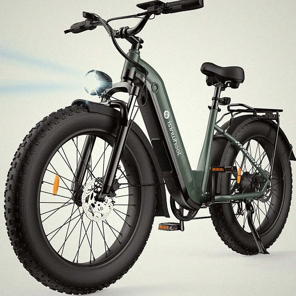 Electric Bicycle for Adult 1500W 105 Miles 28MPH 26*4" Off-road Mountain Ebike