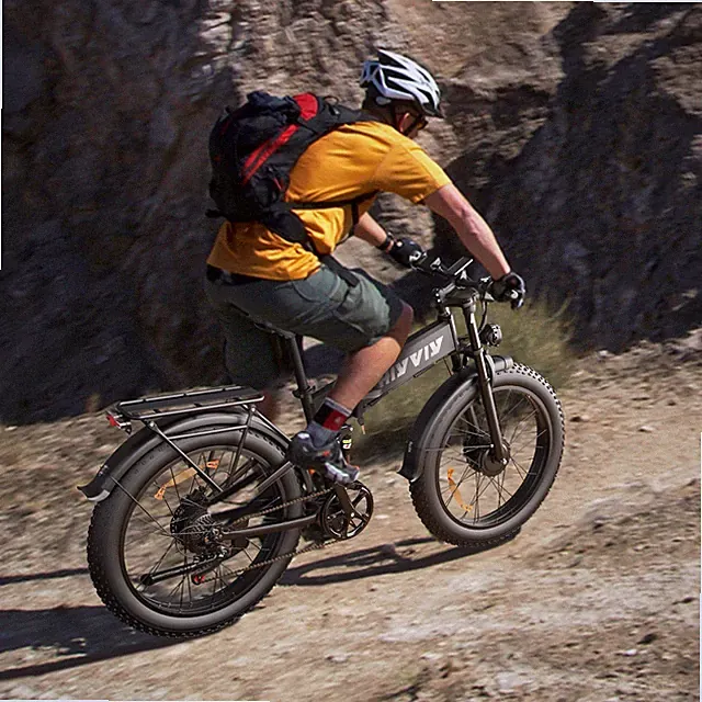 Folding Electric Bike Mountain eBike Dual Motor 4500W 40MPH Speed 1245WH 26Inch