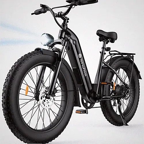 isinwheel 1500W Ebike 48V 13AH E Fat Bike 26" Fat Tire Electric Bikes for Adults