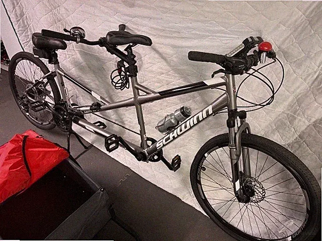 New Schwinn Tandem Bike with Cargo Hauler